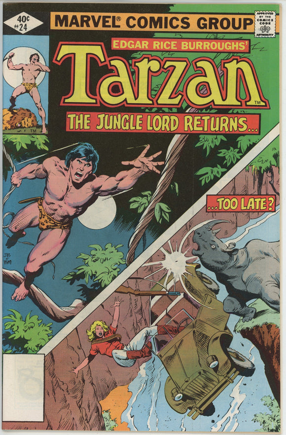 Tarzan #24 (1977) - 8.5 VF+ *Epilogue*