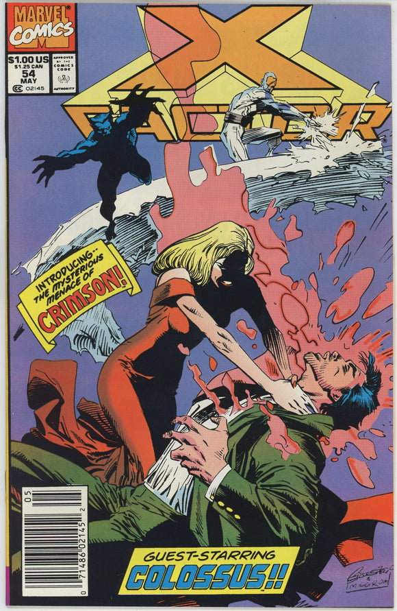 X-Factor #54 (1986) - 6.5 FN+ *1st Appearance Crimson* Newsstand