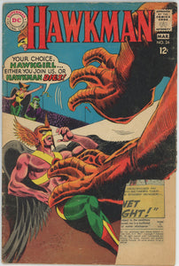 Hawkman #24 (1964) - 1.8 GD- *Robot Raiders from Planet Midnight*