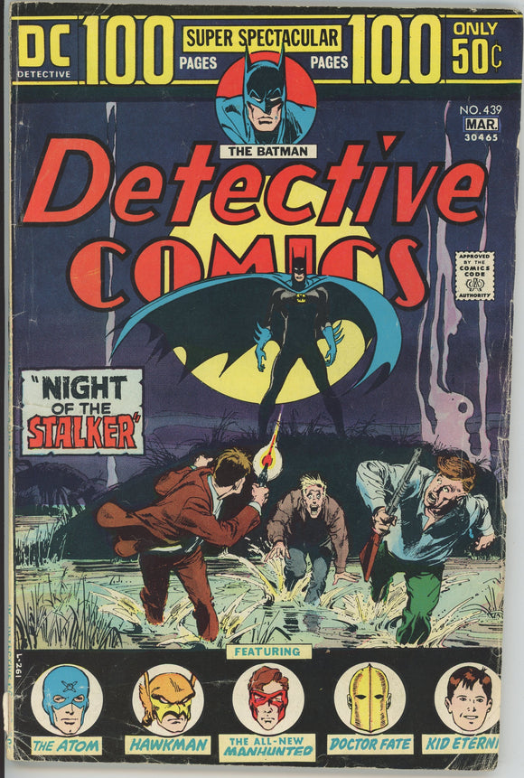 Detective Comics #439 (1937) - 3.5 VG- *Neal Adams/Night of the Stalker*