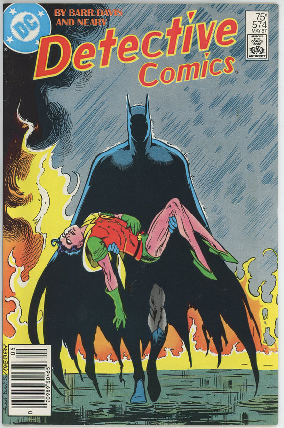 Detective Comics #574 (1937) - 8.0 VF *Batman Origin* Newsstand