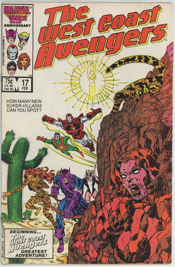 West Coast Avengers #17 (1985) - 6.5 FN+ *Lost in Space and Time*