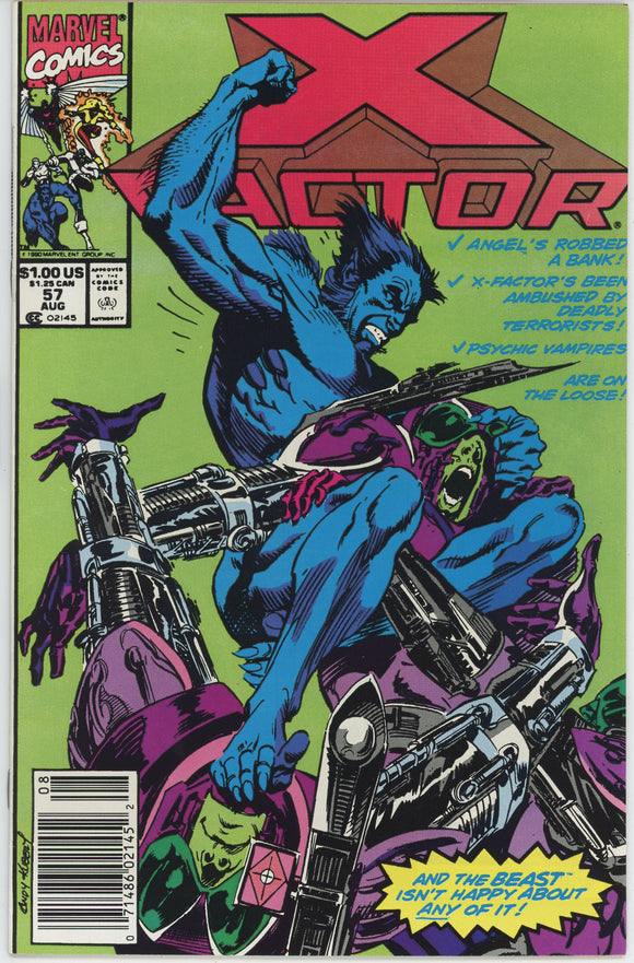 X-Factor #57 (1986) - 9.0 VF/NM *Reflections* Newsstand