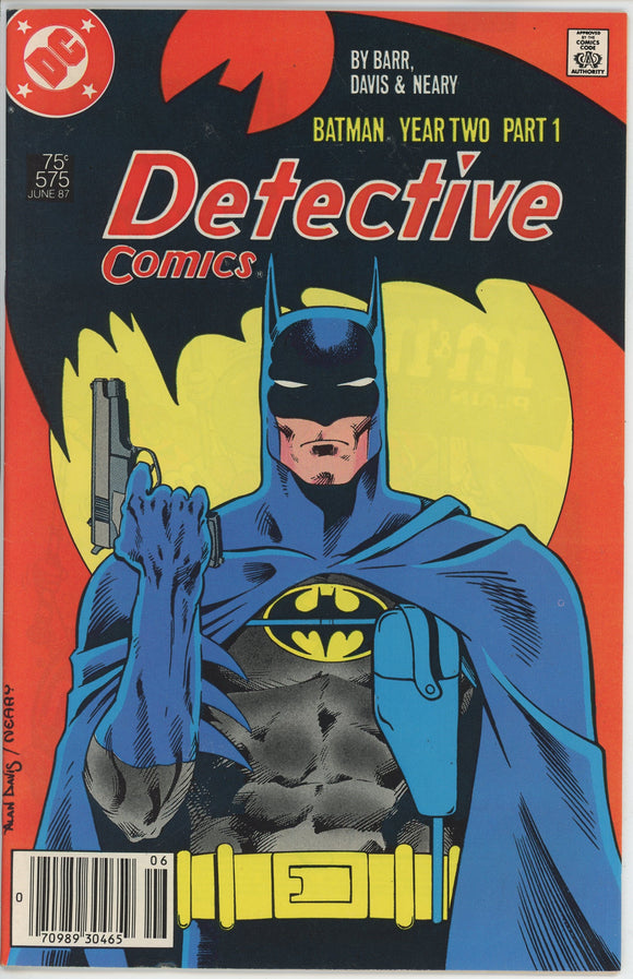 Detective Comics #575 (1937) - 8.5 VF+ *Batman Year 2 Part 1* Newsstand