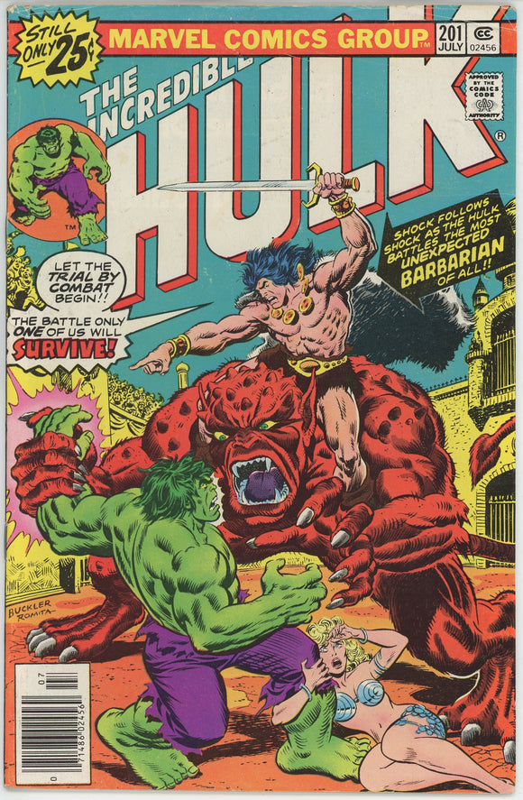 Incredible Hulk #201 (1962) - 5.5 FN- *The Sword and the Sorcerer*