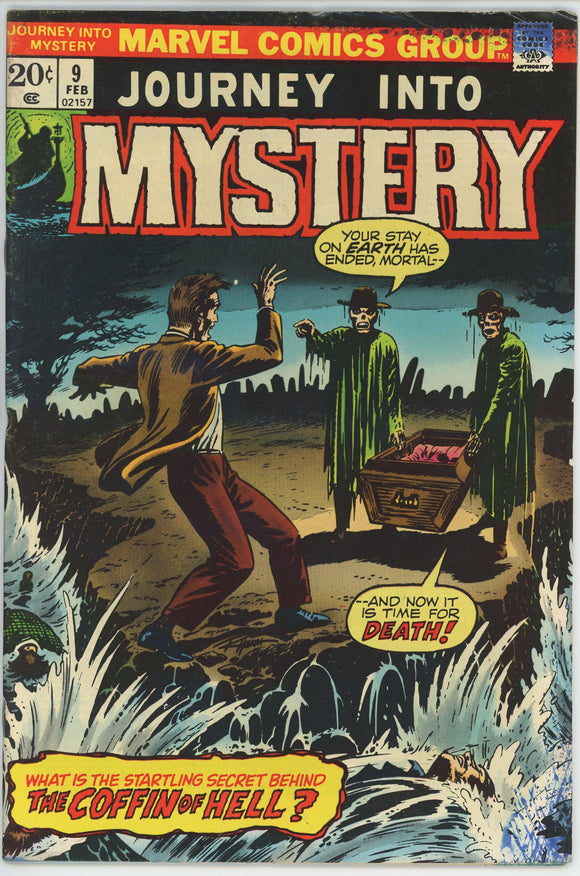 Journey into Mystery #9 (1972) - 3.5 VG- *Coffin of Hell*