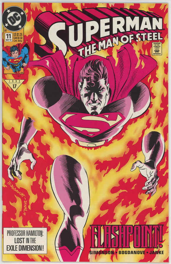 Superman The Man of Steel #11 (1991) - 9.4 NM *Flashpoint*