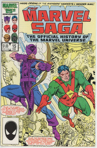 Marvel Saga #15 (1985) - 9.2 NM- *Avengers A 'Borning*