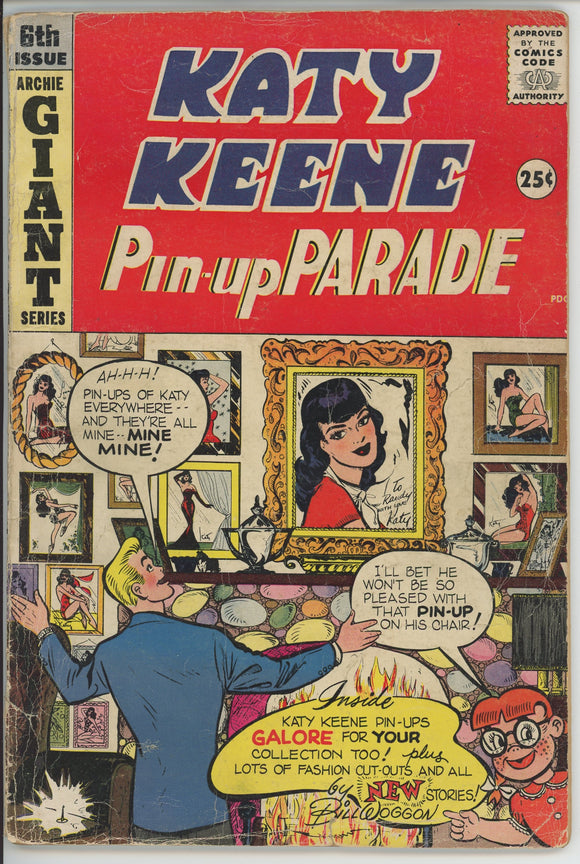 Katy Keene Pinup Parade #6 (1955) - 1.8 GD- *Katy Keene Salutes Australia*