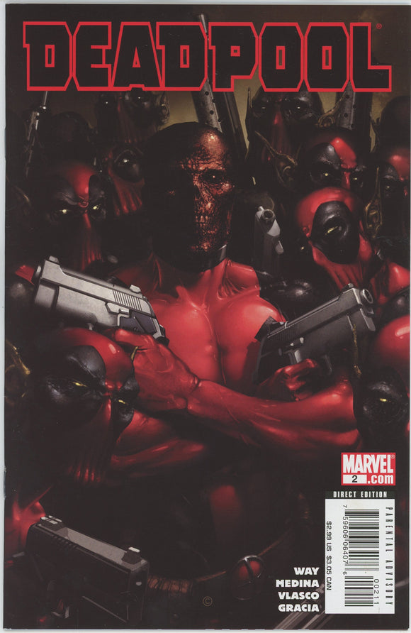 Deadpool #2 (2008) - 8.5 VF+ *Secret Invasion/Clayton Crain*