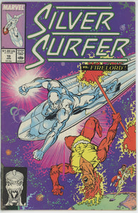 Silver Surfer #19 (1987) - 7.0 FN/VF *Playing with Matches*