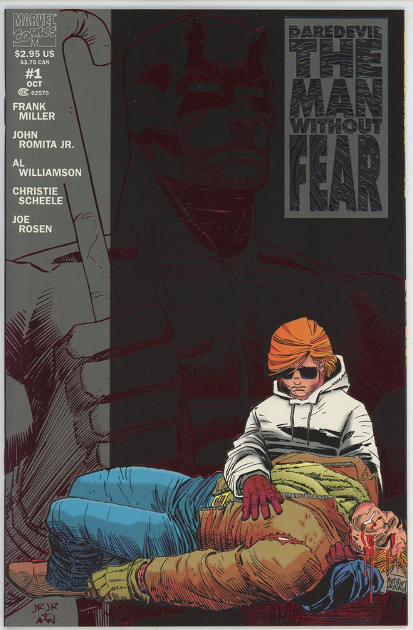 Daredevil the Man Without Fear #1 (1993) - 9.2 NM- *Newsstand*