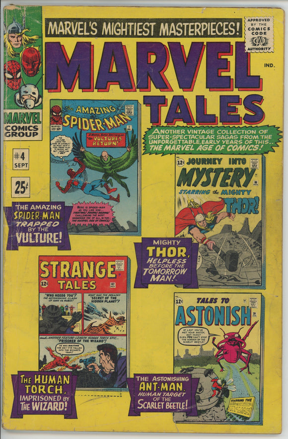 Marvel Tales #4 (1964) - 2.5 GD+ *Return of the Vulture*