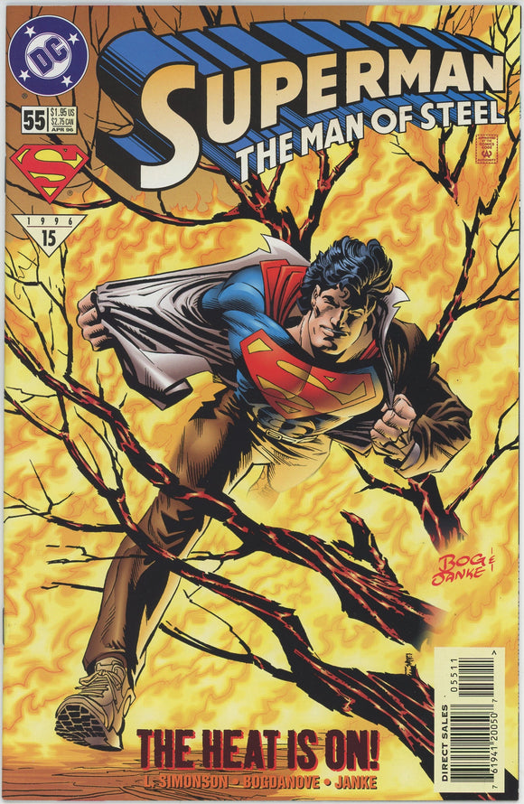 Superman The Man of Steel #55 (1991) - 9.4 NM *Something Fishy*