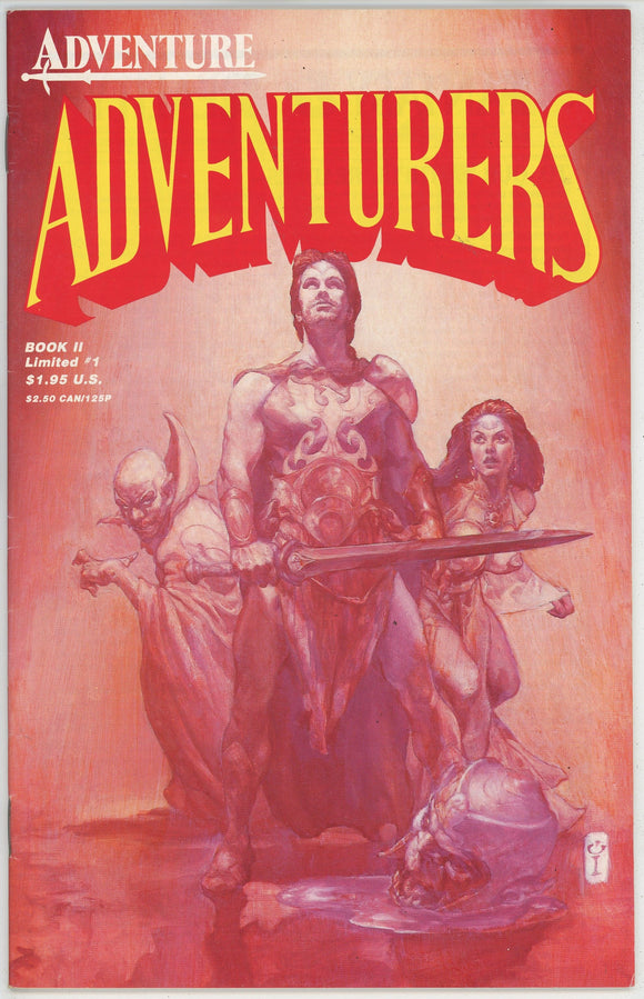 Adventurers Book II #1 (1988) - 6.5 FN+ *Iain McCaig Variant Cover*