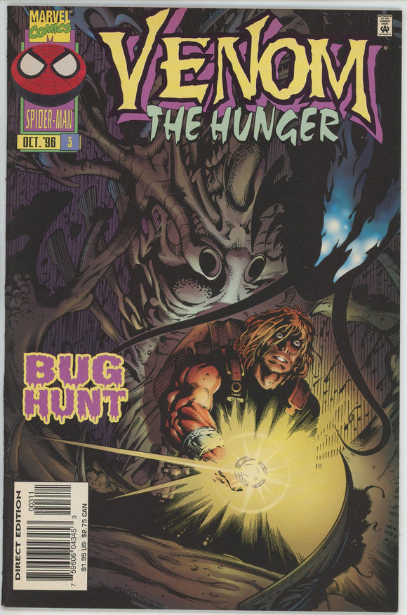 Venom: The Hunger #3 (1996) - 8.0 VF *Bug Hunt*