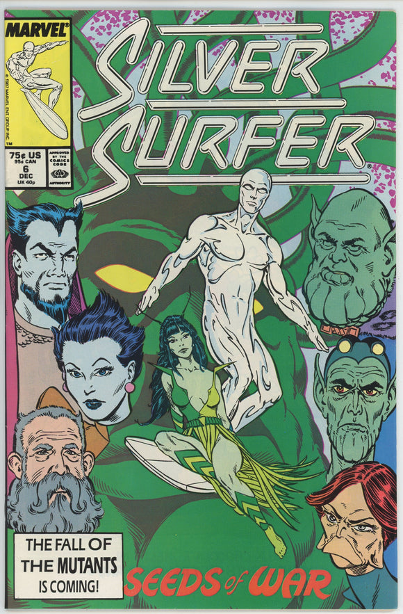 Silver Surfer #6 (1987) - 7.0 FN/VF *Seeds of War*