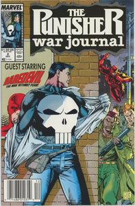 Punisher War Journal #2 (1988) - 9.0 VF/NM *Daredevil* Newsstand