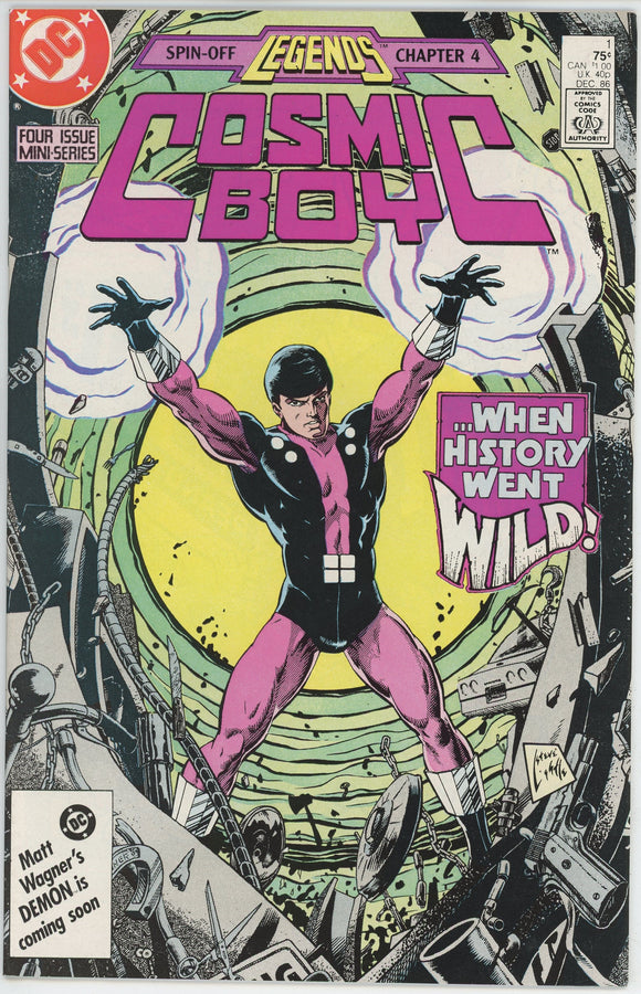 Cosmic Boy #1 (1986) - 8.0 VF *Legends Chapter 4*