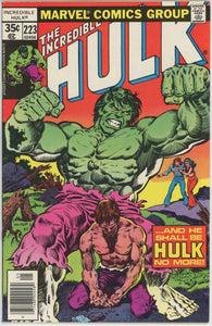 Incredible Hulk #223 (1962) - 7.5 VF- *The Curing of Dr. Banner*