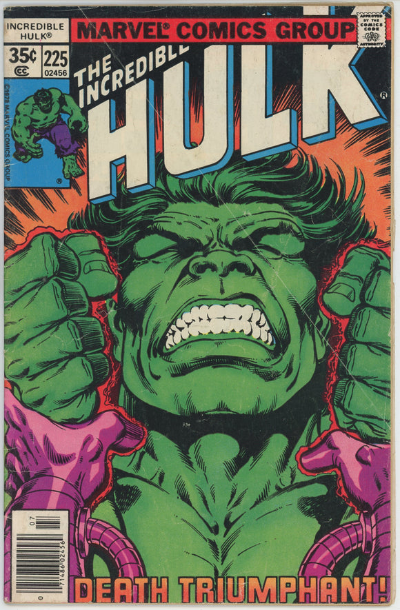 Incredible Hulk #225 (1962) - 4.0 VG *Hulk After Death* Great Cover