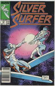 Silver Surfer #14 (1987) - 8.0 VF *Cool Mignola Cover* Newsstand