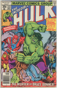 Incredible Hulk #227 (1962) - 3.5 VG- *The Monster's Analyst*