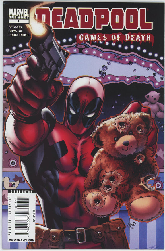 Deadpool Games of Death #1 (2009) - 7.5 VF- *Greg Land Cover*