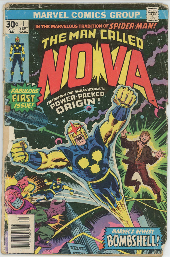 Nova #1 (1976) - 0.5 PR *1st Appearance Nova*