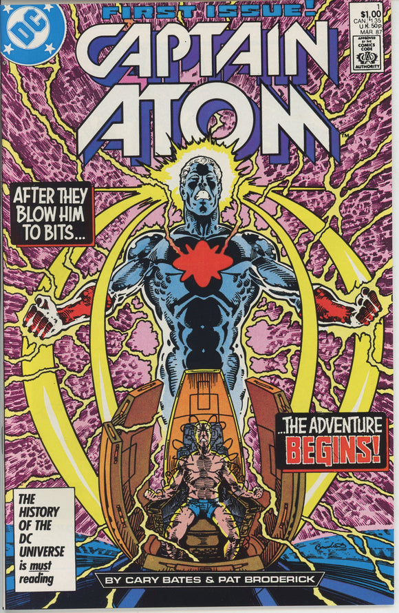 Captain Atom #1 (1987) - 9.4 NM *Point Of Origin*