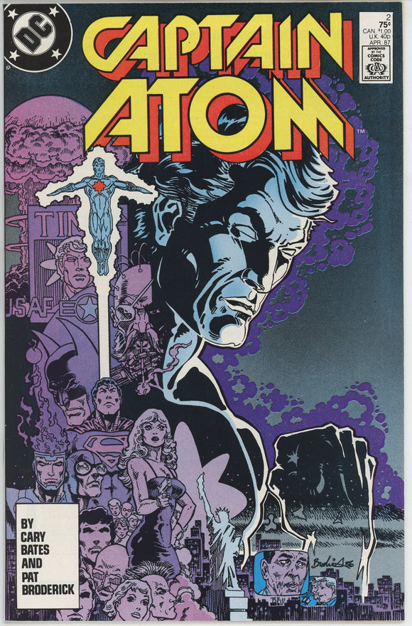 Captain Atom #2 (1987) - 9.0 VF/NM *A True American Hero?*