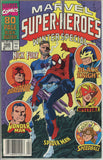 Marvel Super Heroes #4 (1990) - 8.0 VF *Spider-Man/Nick Fury* Newsstand