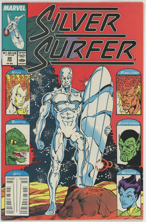 Silver Surfer #20 (1987) - 7.0 FN/VF *Aftermatch*