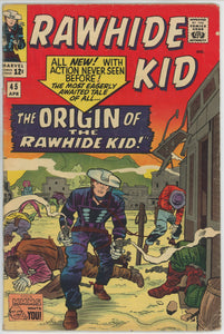 Rawhide Kid #45 (1955) - 2.5 GD+ *Kirby Cover/Origin Retold*