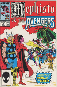 Mephisto Vs The Avengers #4 (1987) - 9.2 NM- *His Satanic Majesty Request*