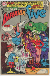 Showcase #65 (1956) - 3.0 GD/VG *Inferior Five/X-Men Parody*