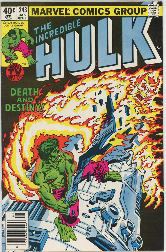 Incredible Hulk #243 (1962) - 8.5 VF+ *Death and Destiny*