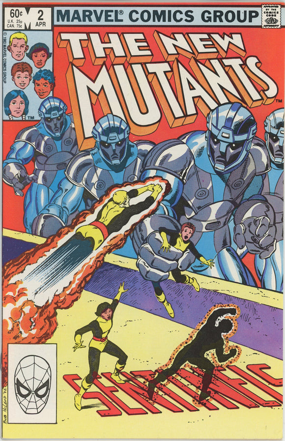 New Mutants #2 (1983) - 9.0 VF/NM *Sentinels*