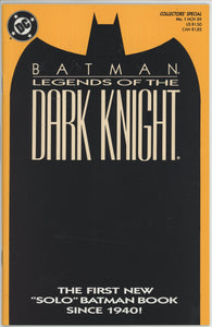 Batman: Legends of the Dark Knight #1 (1989) - 9.2 NM- *Yellow Cover Variant*