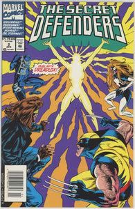 Secret Defenders #2 (1993) - 9.2 NM- *Second Chance* Newsstand