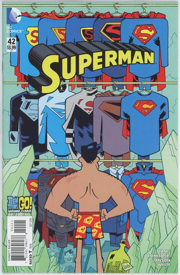 Superman #42 (2011) - 9.0 VF/NM *Teen Titans Go Variant Cover*