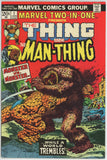 Marvel Two In One #1 (1974) - 7.0 FN/VF *Thing/Man-Thing*