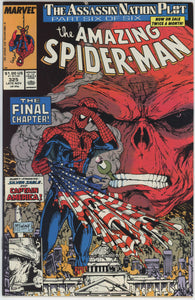 Amazing Spider Man #325 (1963) - 9.0 VF/NM *Great McFarlane Red Skull Cover*