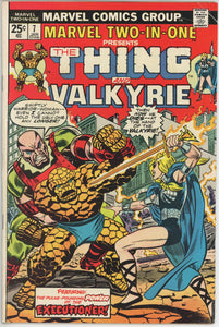 Marvel Two In One #7 (1974) - 5.5 FN- *Thing/Valkyrie*