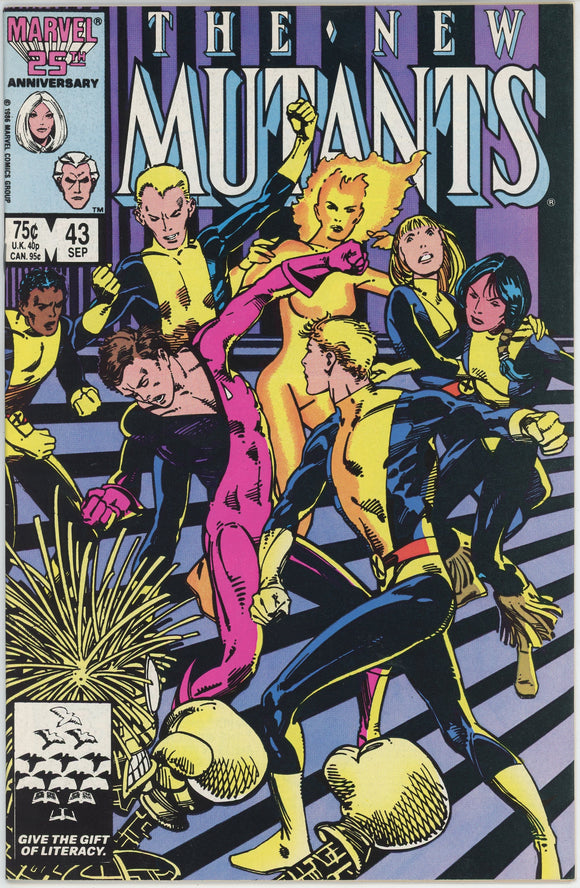 New Mutants #43 (1983) - 9.0 VF/NM *Getting Even*