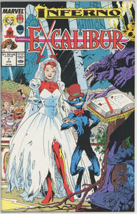 Excalibur #7 (1988) - 9.4 NM *Goblin Mo4n/Inferno*