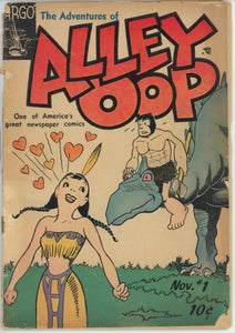 Alley Oop #1 (1955 ARGO) - 1.8 GD- *Great V.T. Hamlin Art*