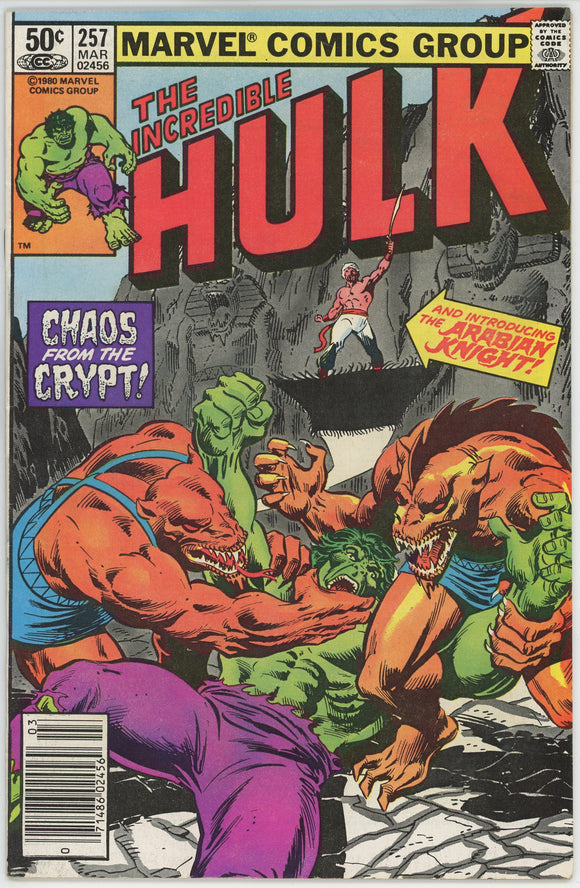 Incredible Hulk #257 (1962) - 7.0 FN/VF *1st Appearance of Arabian Knight*