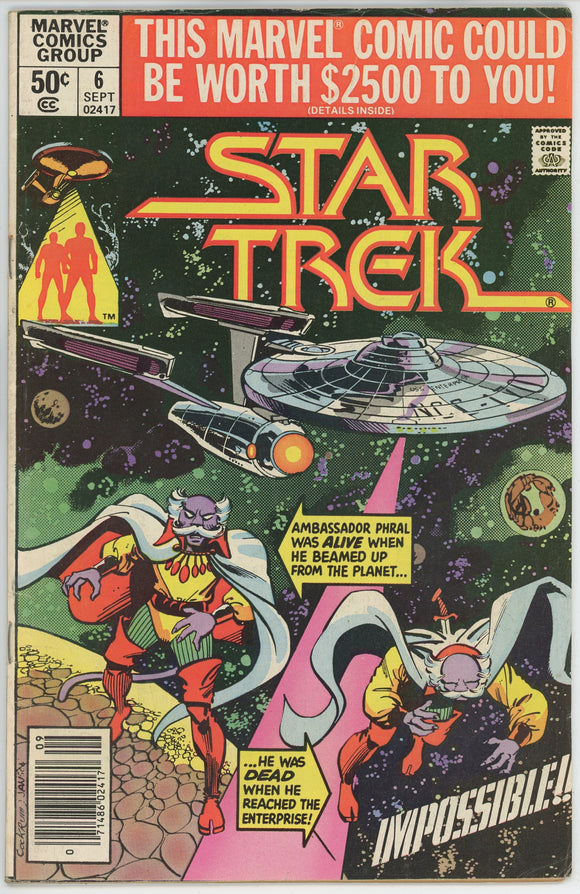 Star Trek #6 (1980) - 4.0 VG *The Enterprises Murder Case*