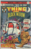 Marvel Two In One #10 (1974) - 7.5 VF- *Thing/Black Widow*